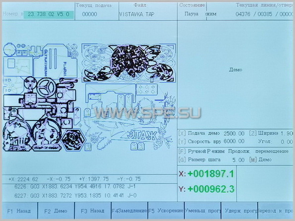 Управляющая программа станка ULTRATHERM